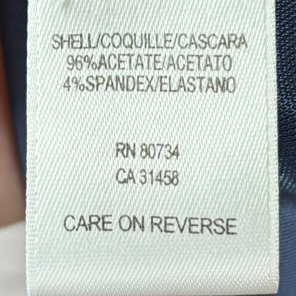 BCBGMaxAzria Blue V-Neck Sleeveless Cocktail Dress | Women's Size S | NWT - Picture 6 of 10